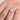 18KT Rose Gold Vermeil Large Cabochon Moonstone Ring - Bold Serenity Worn View
