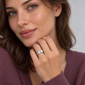 Oval Moonstone Signet Ring - Close at Hand