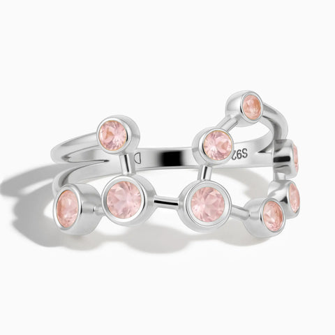 925-sterling-silver-virgo-zodiac-constellation-ring-rose-quartz-front-view
