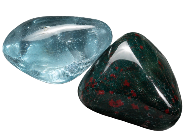Aquamarine & Bloodstone