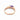 Baguette Amethyst Ring – Axis 18KT Rose Gold Vermeil  Back View