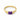 Baguette Amethyst Ring – Axis 18KT Yellow Gold Vermeil  Front View