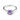 Baguette Amethyst Ring – Seraph 925 Sterling Silver Front View