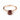Baguette Garnet Ring – Seraph 18KT Rose Gold Vermeil Front View