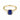 Baguette Lapis Lazuli Ring – Seraph 18KT Yellow Gold Vermeil Front View