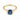 Baguette London Blue Topaz Ring – Seraph 18KT Yellow Gold Vermeil Front View