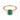 Baguette Malachite Ring – Seraph 18KT Rose Gold Vermeil Front View