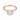 Baguette Opal Ring – Seraph 18KT Rose Gold Vermeil Front View
