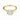 Baguette Opal Ring – Seraph 18KT Yellow Gold Vermeil Front View