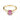 Baguette Pink Tourmaline Ring – Seraph 18KT Yellow Gold Vermeil Front View