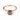 Baguette Smoky Quartz Ring – Seraph 18KT Rose Gold Vermeil Front View