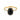 Black Onyx Cabochon Ring - Minimal Spiritual 18KT Yellow Gold Vermeil Front View