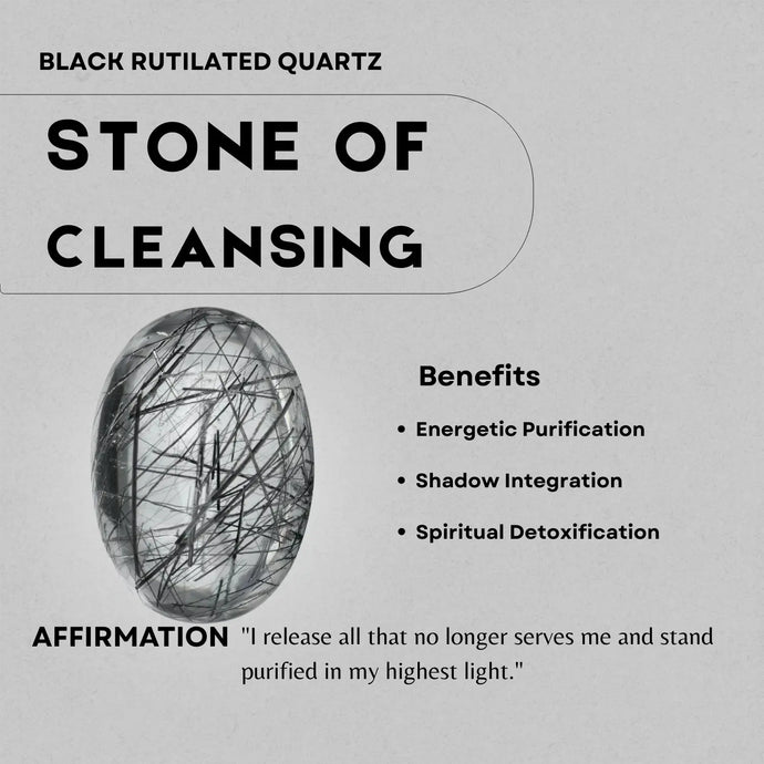 Black Rutilated Quartz Energy