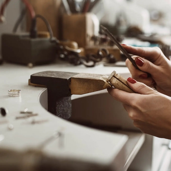 handcrafted ring process