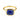 Lapis Lazuli Cushion Ring - Pure Hush 18KT Yellow Gold Vermeil Front View