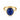Large Cabochon Blue Sapphire Ring - Bold Serenity 18KT Yellow Gold Vermeil Front View