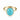 Large Cabochon Turquoise Ring - Bold Serenity 18KT Yellow Gold Vermeil Front View