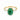 Malachite Cabochon Ring - Minimal Spiritual 18KT Yellow Gold Vermeil Front View