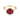 Oval Ruby Bezel Ring - Contour 18KT Yellow Gold Vermeil Front View