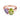 Pear Amethyst & Oval Peridot Toi et Moi Ring - Twin Reverie 18KT Rose Gold Vermeil Front View