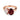 Pear Rose Quartz & Oval Garnet Toi et Moi Ring - Twin Reverie 18KT Rose Gold Vermeil Front View