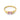 Pink Tourmaline Baguette Ring - Axis 18KT Yellow Gold Vermeil Front View