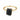Raw Black Onyx Ring - Freeform 18KT Yellow Gold Vermeil Front View