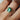 Raw Malachite Ring - Freeform 18KT Yellow Gold Vermeil Worn View