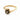 Round Smoky Quartz Petal Prong Ring - Bloom 18KT Yellow Gold Vermeil Low-Angle View