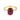Ruby Cabochon Ring - Minimal Spiritual 18KT Yellow Gold Vermeil Front View