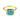 Turquoise Cushion Ring - Pure Hush 18KT Yellow Gold Vermeil Front View