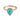 Turquoise Pear Ring - Still Light 18KT Rose Gold Vermeil Front View